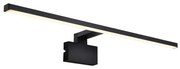 Aplica LED Baie, Protectie IP44, Negru, Marlee 80 3000K