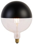 Bec LED E27 reglabil cu sticlă oglindă G200 negru 6W 360lm 1800K