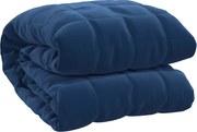 vidaXL Pătură cu greutăți, albastru, 138x200 cm, 6 kg, material textil