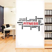 Sticker perete Fitness