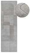 Covor tip traversă gri țesut manual din lână 80x250 cm Charlotte – Villeroy&Boch