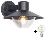 Aplică LED de exterior VEERLE 1xE27/60W/230V IP44 Brilagi