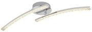 Plafoniera LED pentru baie design modern IP44 Jules crom 12W