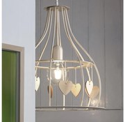 Lustră pe cablu ONLI LEONILDE 1xE27/15W/230V bej