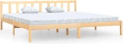 vidaXL Cadru de pat Super King, 180x200 cm, lemn masiv de pin