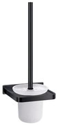 OMNIRES DA70620BL - Perie WC de perete DARLING negru mat