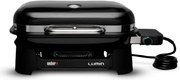 Gratar electric Weber Lumin Compact WB91010979DL, 2200 W, 315 °C MAX, Grill din fonta emailate cu portelan, Negru