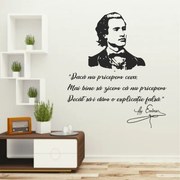 Sticker perete Citat Mihai Eminescu 2