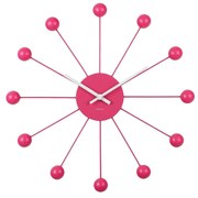 Karlsson 5977BP ceas de perete design, roz,diametru 40 cm