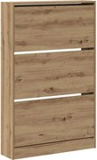 vidaXL Dulap pentru pantofi cu ușă Stejar Artizanal 80 x 21 x 125,5 cm