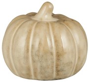 IB Laursen Decoratiune din gresie dovleac PUMPKIN STANDING Ø8 cm crem