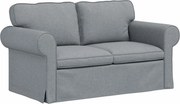 vidaXL Canapea Gri deschis 155 x 82 x 80 cm țesătură