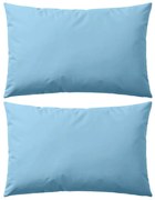 vidaXL Perne de exterior, 2 buc., albastru deschis, 60 x 40 cm