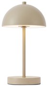 Lampă de masă de exterior bej, cu LED inclus, cu 3 trepte de intensitate, IP44, reîncărcabilă - Keira