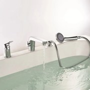 Baterie cada-dus Inter Ceramic monocomanda crom lucios cu set de dus