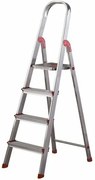 Scară din aluminiu pentru uz profesional  Rolser Unica, 4 trepte, 4 trepte