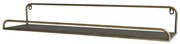 Raft de perete, din metal auriu, Kon