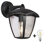 Aplică LED de exterior LUNA 1xE27/60W/230V IP44 Brilagi