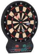 HOMCOM Țintă electronică de darts 27 jocuri principale până la 8 jucători Afișaj LED Negru | Aosom Romania