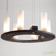 Candelabru din fier forjat cu 6 surse de lumina, HL 2557