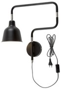 Aplica design modern cu brat articulat London negru LONDON/W/B