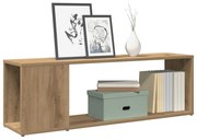 vidaXL Comodă TV, stejar artizanal, 100x24x32 cm, lemn prelucrat