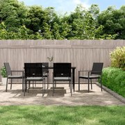 vidaXL Set mobilier de grădină cu perne, 7 piese, poliratan și oțel