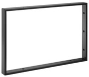 Suport pentru blat negru din oțel 49x4 cm – Sapho