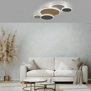 Plafonieră LED dimabilă Paul Neuhaus 8008-70 Q-PIATO LED/49W/230V 2700-5000K Wi-Fi + telecomandă