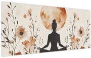 Tablou - Yoga Portocalie (120x50 cm)