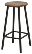 Scaun de bar Mola Barok Black