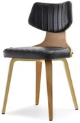 Scaun Iris (stejar negru + stejar). 1111079