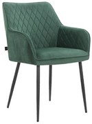 Set de scaune de sufragerie verde 2 buc. tapițat Elvira – Støraa