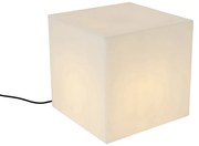 Lampă modernă de exterior albă 38 cm pătrată IP44 - Nura