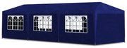 Cort pentru petrecere, albastru, 3 x 9 m