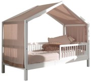 Această combinație FORREST BEECH constă dintr-un pat de casă (90 x 200 cm), o bară de siguranță și un set textil.