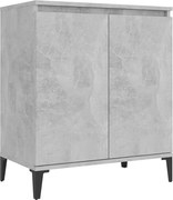 vidaXL Servantă, gri beton, 60x35x70 cm, lemn prelucrat