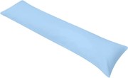 vidaXL Pernă laterală de corp pentru dormit, 40 x 145 cm, albastru