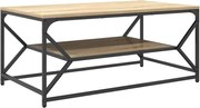 vidaXL Masă de cafea Stejar Sonoma 90 x 50 x 40 cm