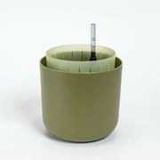 Plastia Ghiveci cu auto-apărare Tolita Air verde ,dia. 19 cm