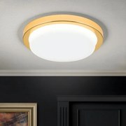 Plafoniera LED moderna LEROX 20cm aurie 24K