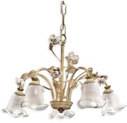 Candelabru clasic cu flori din ceramica realizate manual SIENAL