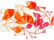 Tablou - Frunze portocalii (150x105 cm)