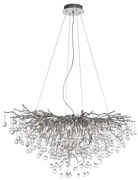 Lustra suspendata design magnific ICICLE crom, 50x100cm