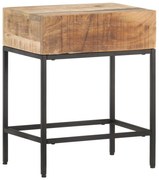 vidaXL Masă laterală, 40 x 30 x 50 cm, lemn masiv de mango nefinisat