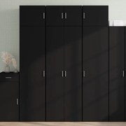 vidaXL Dulap înalt, negru, 70x42,5x185 cm, lemn prelucrat