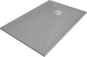 Mexen Stone+ recepție compozită dreptunghiulară 120 x 100 cm, gri-beton - 44611012