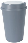 Cos gunoi Roma, plastic, 45 litri, 40x58 cm, gri