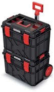 Set valiză A cu roți, 54,6 x 38 x 78,5 cm, negru