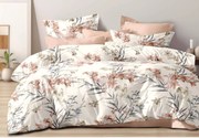Lenjerie de pat din bumbac AMARILIS crem-roz Dimensiune lenjerie de pat: 70 x 90 cm | 140 x 200 cm